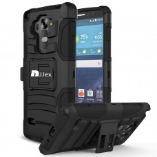 Njjex Hybrid Rubber Plastic Impact Defender Rugged Slim Hard Protective Case Cover Shell For LG G Vista