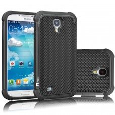 Shock Absorbing Hybrid Rubber Plastic Impact Defender Rugged Slim Hard Case Cover Shell For Samsung Galaxy S4