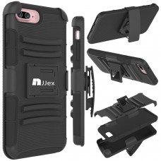 Shock Absorbing Swivel Locking Belt Clip Defender Heavy Full Body Kickstand Carrying Cases Cover For iPhone 7 Plus